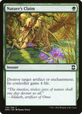 Image for Nature's Claim (178) (Eternal Masters) - Magic: The Gathering