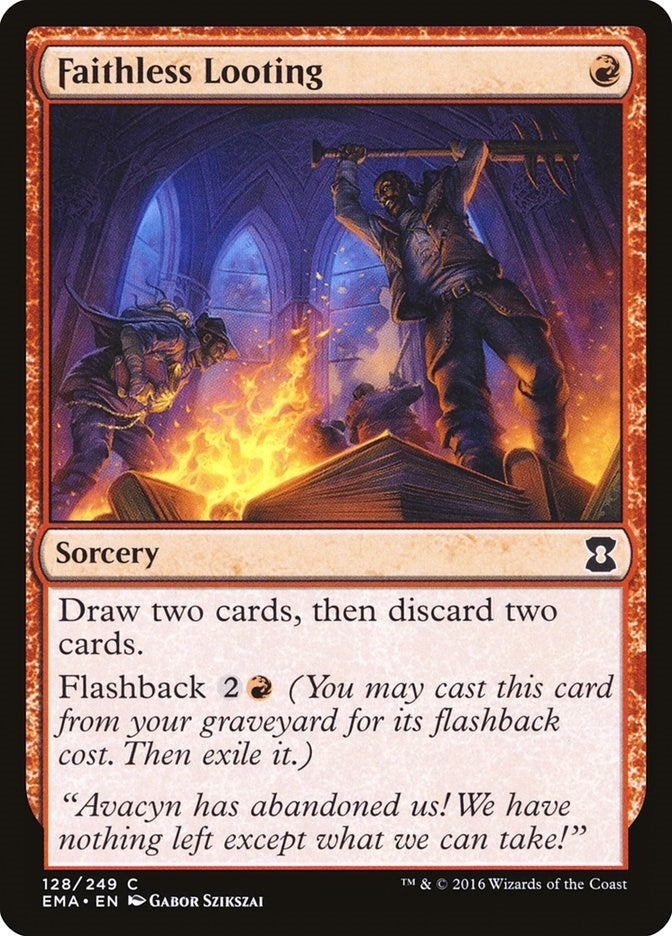 Image for Faithless Looting (128) (Eternal Masters) - Magic: The Gathering