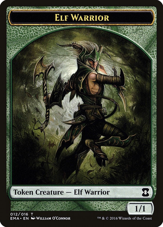 Image for Elf Warrior Token (12) (Eternal Masters) - Magic: The Gathering