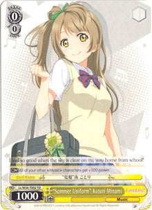 Image for "Summer Uniform" Kotori Minami (LL/W36-TE02 TD) (Love Live! Vol. 2) - Weiss Schwarz