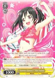 Image for "Summer Glances" Nico Yazawa (LL/W36-TE03 TD) (Love Live! Vol. 2) - Weiss Schwarz