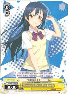 Image for "Summer Uniform" Umi Sonoda (LL/W36-TE07 TD) (Love Live! Vol. 2) - Weiss Schwarz