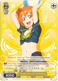 Image for "Summer Sunset Girl" Rin Hoshizora (LL/W36-TE17 TD) (Love Live! Vol. 2) - Weiss Schwarz