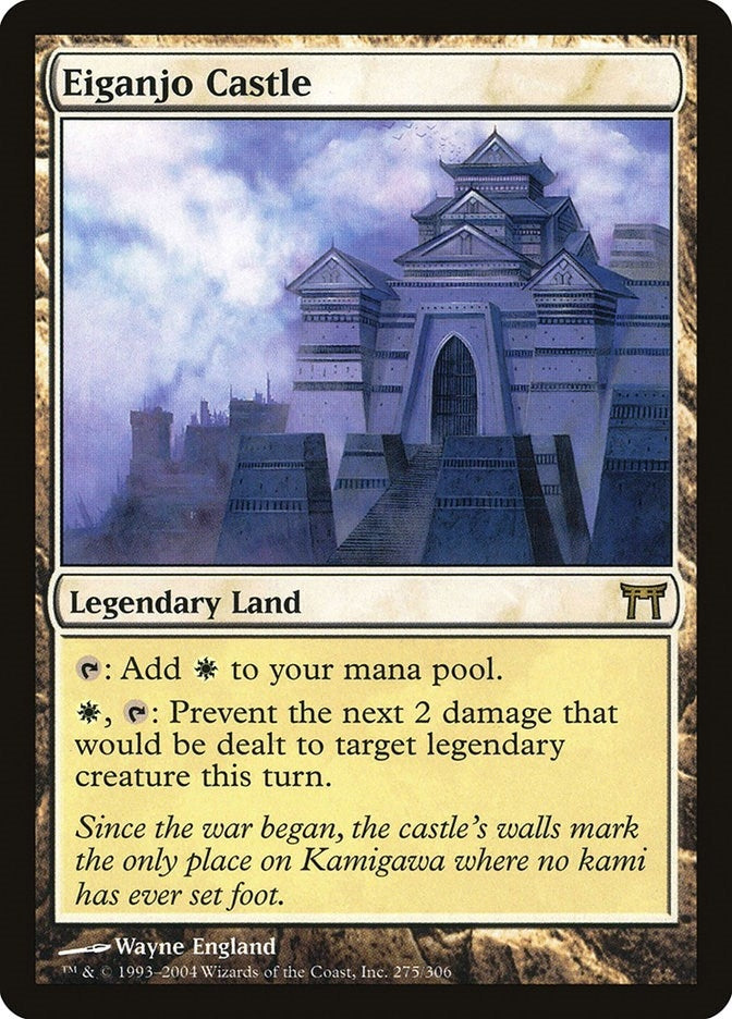 Image for Eiganjo Castle (275) (Champions of Kamigawa) - Magic: The Gathering