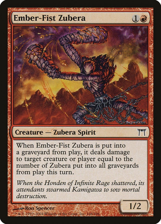 Image for Ember-Fist Zubera (166) (Champions of Kamigawa) - Magic: The Gathering