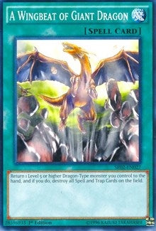 Image for A Wingbeat of Giant Dragon (SR02-EN027) (SR02) - YuGiOh