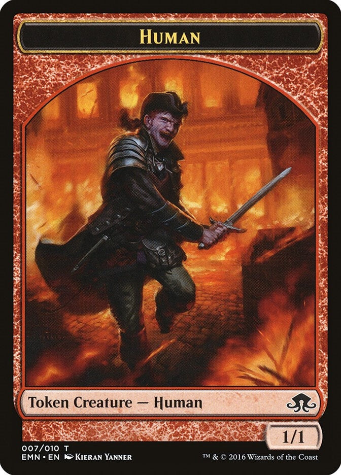Image for Human Token (7) (Eldritch Moon) - Magic: The Gathering