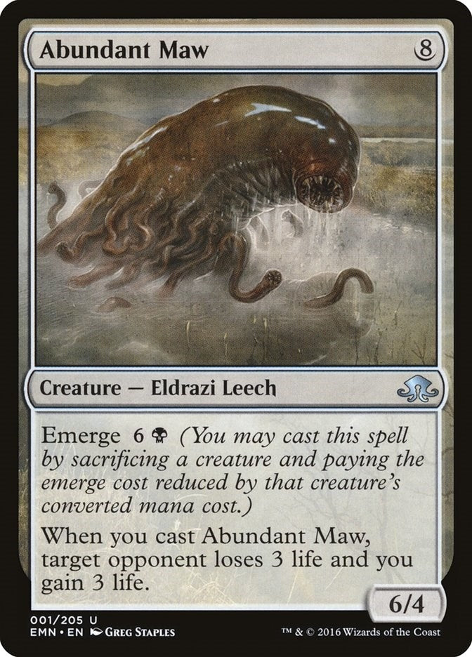 Image for Abundant Maw (1) (Eldritch Moon) - Magic: The Gathering