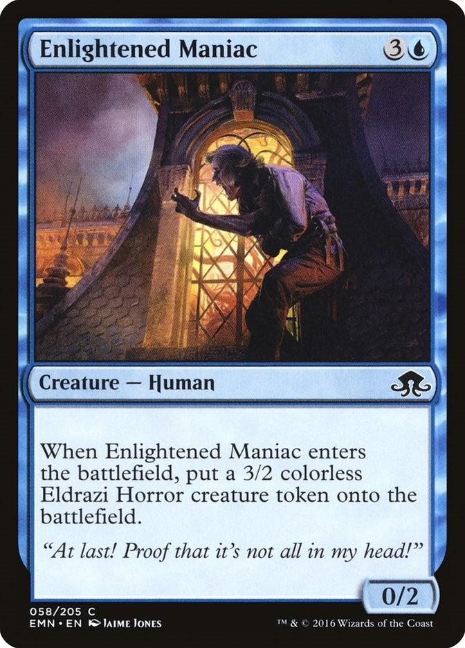 Image for Enlightened Maniac (58) (Eldritch Moon) - Magic: The Gathering