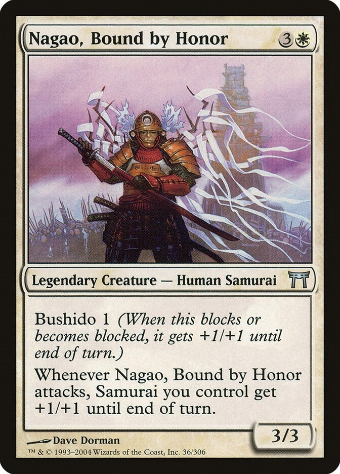 Image for Nagao, Bound by Honor (36) (Champions of Kamigawa) - Magic: The Gathering