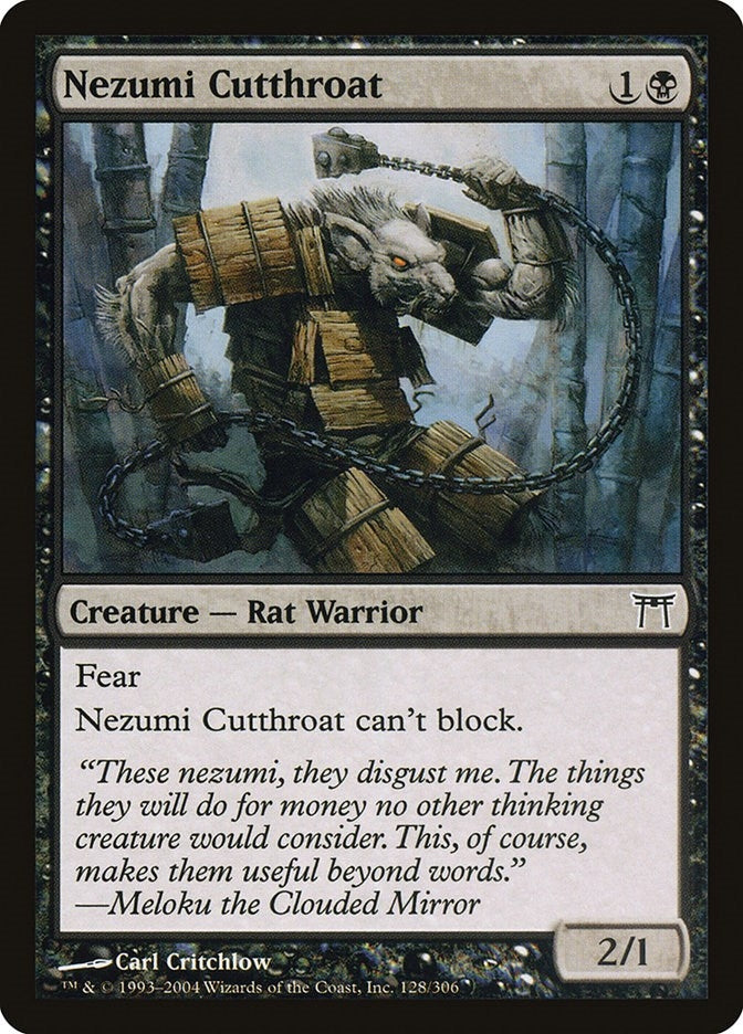 Image for Nezumi Cutthroat (128) (Champions of Kamigawa) - Magic: The Gathering