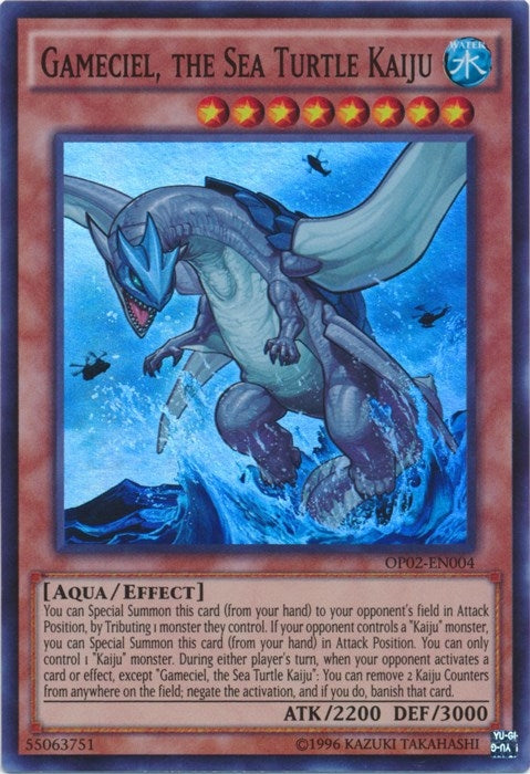 Image for Gameciel, the Sea Turtle Kaiju (OP02-EN004) (OP02) - YuGiOh
