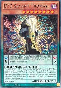 Image for D/D Savant Thomas (TDIL-EN010) (TDIL) - YuGiOh