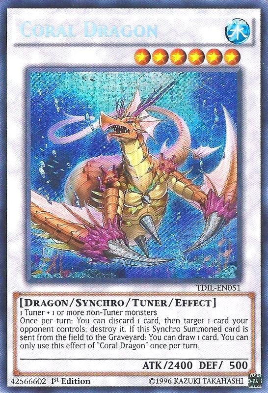 Image for Coral Dragon (TDIL-EN051) (TDIL) - YuGiOh
