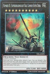 Image for Number 81: Superdreadnought Rail Cannon Super Dora (TDIL-EN091) (TDIL) - YuGiOh