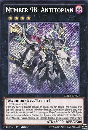 Image for Number 98: Antitopian (DRL3-EN027) (DRL3) - YuGiOh