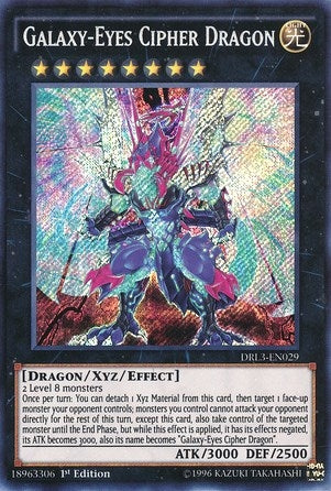 Image for Galaxy-Eyes Cipher Dragon (DRL3-EN029) (DRL3) - YuGiOh