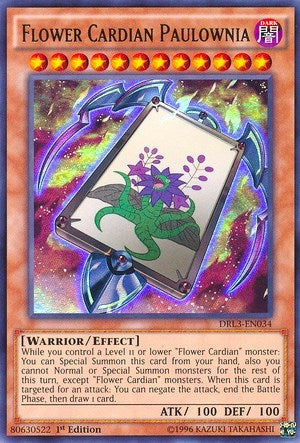 Image for Flower Cardian Paulownia (DRL3-EN034) (DRL3) - YuGiOh