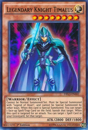 Image for Legendary Knight Timaeus (DRL3-EN041) (DRL3) - YuGiOh