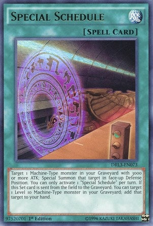 Image for Special Schedule (DRL3-EN073) (DRL3) - YuGiOh