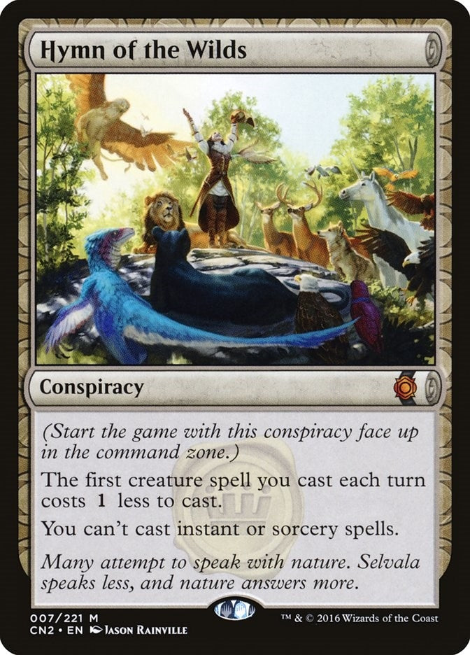 Image for Hymn of the Wilds (7) (Conspiracy: Take the Crown) - Magic: The Gathering