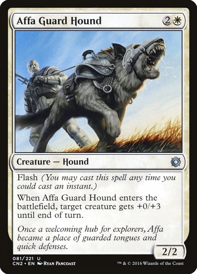 Image for Affa Guard Hound (81) (Conspiracy: Take the Crown) - Magic: The Gathering