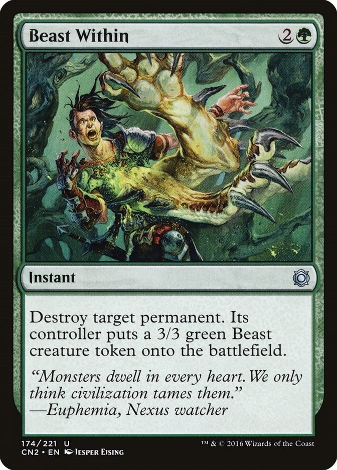 Image for Beast Within (174) (Conspiracy: Take the Crown) - Magic: The Gathering