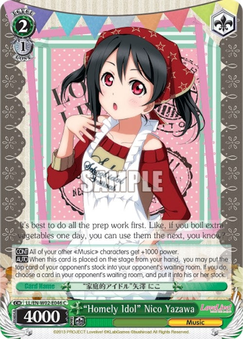 Image for "Homely Idol" Nico Yazawa (LL/EN-W02-E046 C) (Love Live! DX Vol.2) - Weiss Schwarz