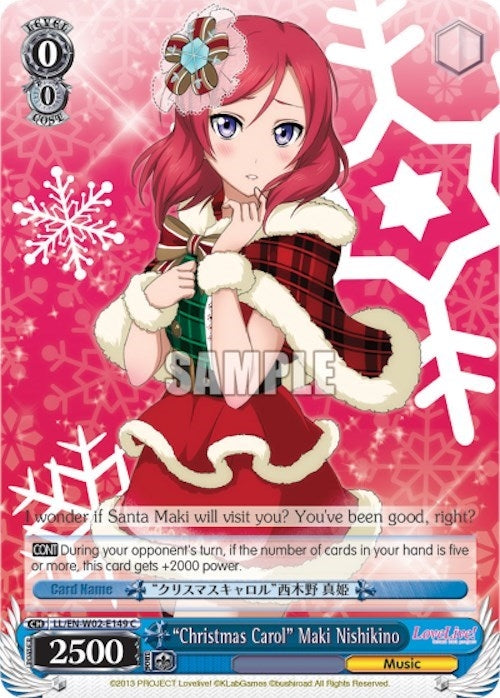 Image for "Christmas Carol" Maki Nishikino (LL/EN-W02-E149 C) (Love Live! DX Vol.2) - Weiss Schwarz