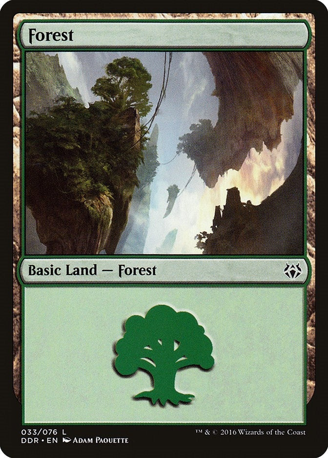Image for Forest (033) (33) (Nissa vs. Ob Nixilis) - Magic: The Gathering
