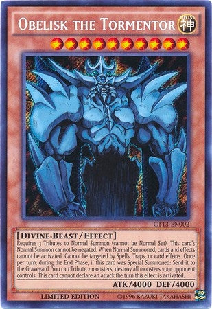 Image for Obelisk the Tormentor (CT13-EN002) (CT13) - YuGiOh