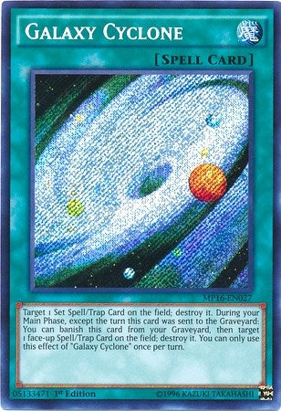 Image for Galaxy Cyclone (MP16-EN027) (MP16) - YuGiOh