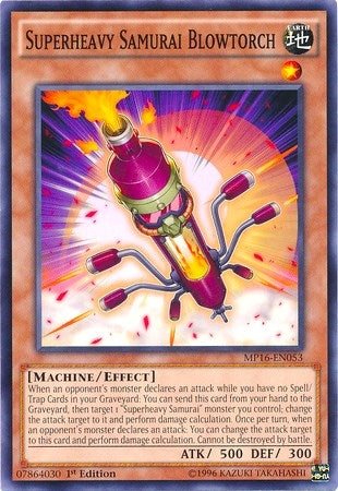 Image for Superheavy Samurai Blowtorch (MP16-EN053) (MP16) - YuGiOh