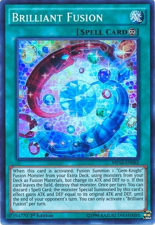 Image for Brilliant Fusion (MP16-EN082) (MP16) - YuGiOh