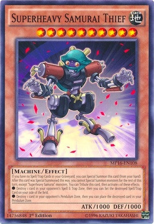 Image for Superheavy Samurai Thief (MP16-EN108) (MP16) - YuGiOh