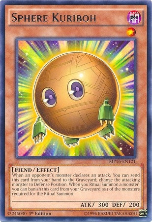 Image for Sphere Kuriboh (MP16-EN121) (MP16) - YuGiOh
