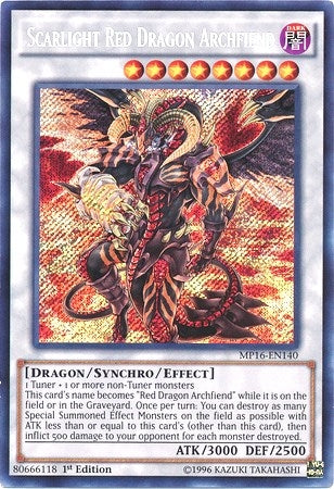 Image for Scarlight Red Dragon Archfiend (MP16-EN140) (MP16) - YuGiOh