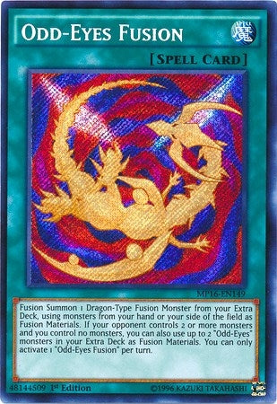 Image for Odd-Eyes Fusion (MP16-EN149) (MP16) - YuGiOh