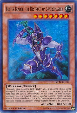 Image for Buster Blader, the Destruction Swordmaster (MP16-EN189) (MP16) - YuGiOh