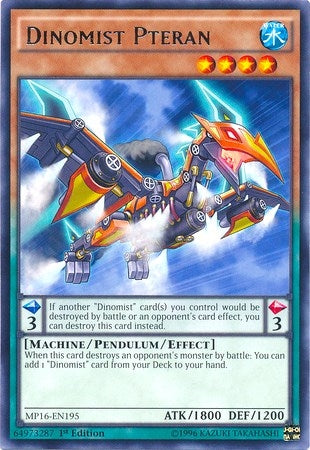 Image for Dinomist Pteran (MP16-EN195) (MP16) - YuGiOh