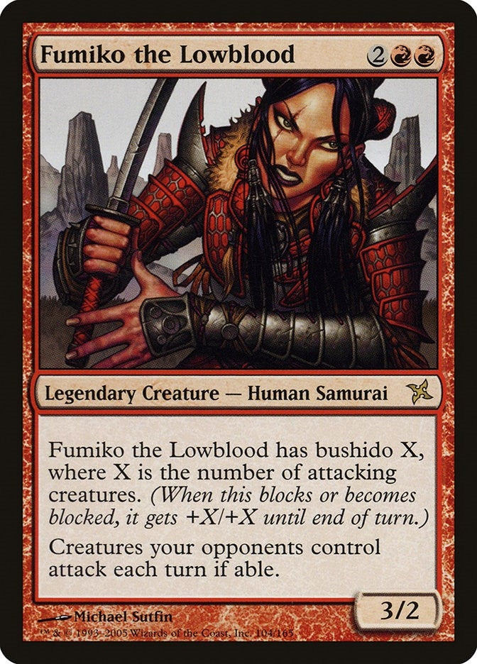 Image for Fumiko the Lowblood (104) (Betrayers of Kamigawa) - Magic: The Gathering