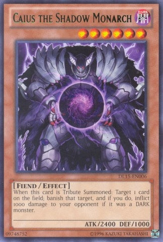 Image for Caius the Shadow Monarch (Green) (DL15-EN006) (DL) - YuGiOh
