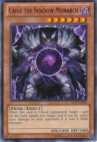 Image for Caius the Shadow Monarch (Red) (DL15-EN006) (DL) - YuGiOh