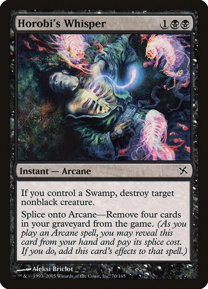 Image for Horobi's Whisper (70) (Betrayers of Kamigawa) - Magic: The Gathering