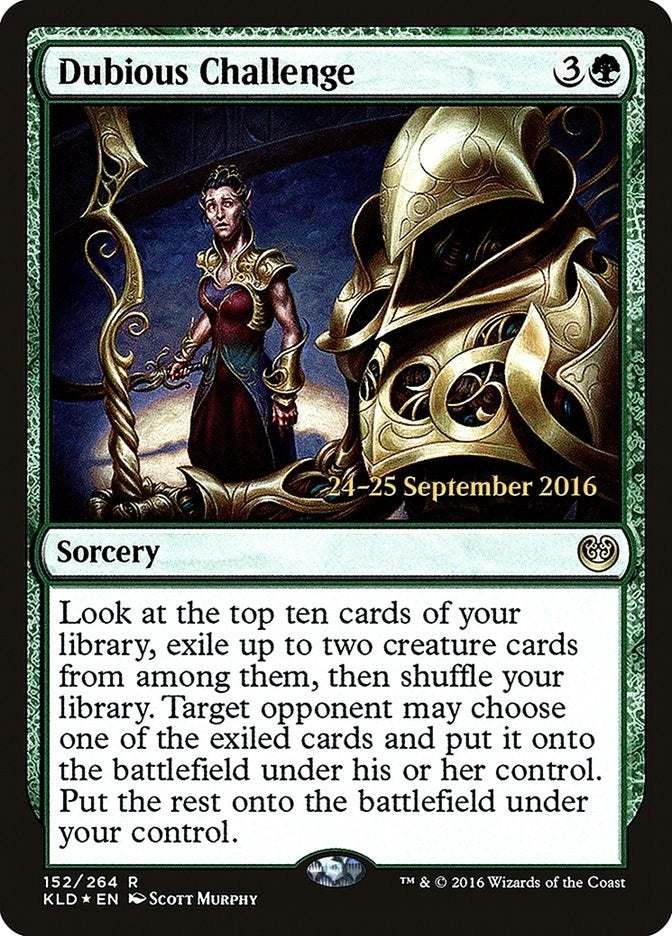 Image for Dubious Challenge (152) (Prerelease Cards) - Magic: The Gathering