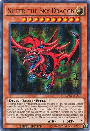 Image for Slifer the Sky Dragon (LDK2-ENS01) (LDK2) - YuGiOh