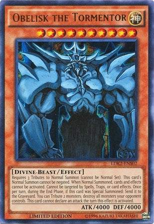 Image for Obelisk the Tormentor (LDK2-ENS02) (Legendary Decks II) - YuGiOh