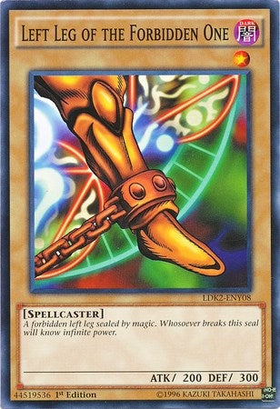Image for Left Leg of the Forbidden One (LDK2-ENY08) (Legendary Decks II) - YuGiOh
