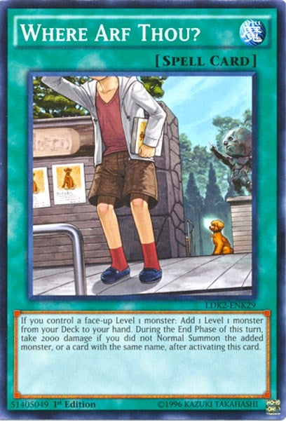 Image for Where Arf Thou? (LDK2-ENK29) (Legendary Decks II) - YuGiOh