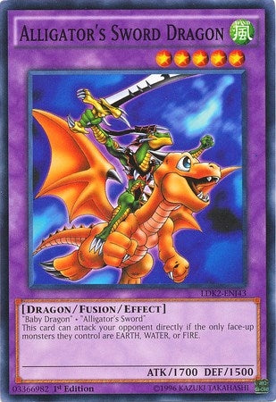 Image for Alligator's Sword Dragon (LDK2-ENJ43) (LDK2) - YuGiOh